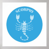 Skorpion, Sternzeichen, Horoskop, Astrologie Poster (Vorne)