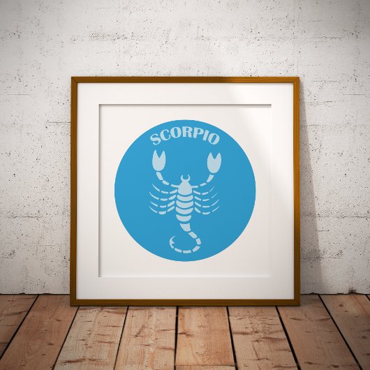 Skorpion, Sternzeichen, Horoskop, Astrologie Poster