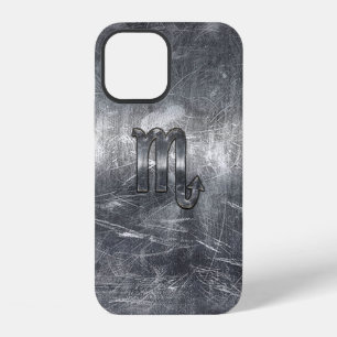 Skorpion-Sternzeichen im Grunge-Distressed-Stil iPhone 12 Hülle