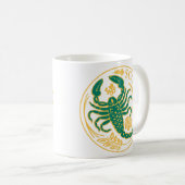 Skorpion Sternzeichen Kaffeetasse (VorderseiteRechts)