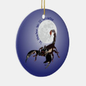Skorpion - Sternzeichen Keramikornament (Rechts)