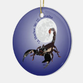 Skorpion - Sternzeichen Keramikornament (Links)