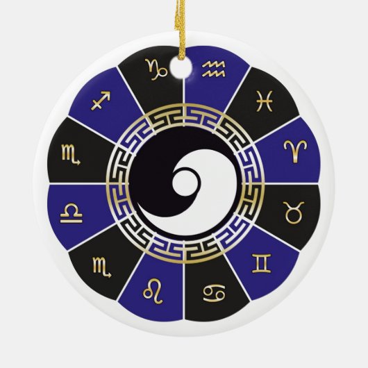 Skorpion - Sternzeichen Keramikornament (Hinten)