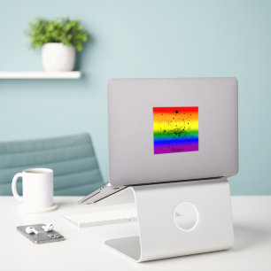 Skorpion Sternzeichen LGBTQ Stolz Regenbogen Astro Aufkleber