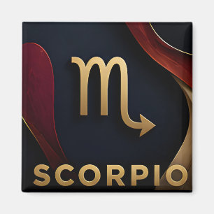 Skorpion-Sternzeichen Luxus-Geschenk für Astrologi Magnet