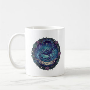 Skorpion-Sternzeichen Mystische Skorpion-Illustrat Kaffeetasse