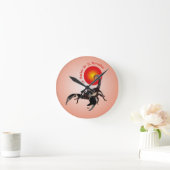 Skorpion - Sternzeichen Runde Wanduhr (Zuhause)