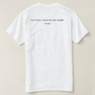 Skorpion Sternzeichen Shirt Astrologie Skorpion Ge