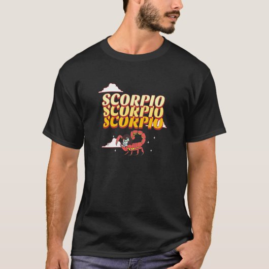 Skorpion-Sternzeichen T-Shirt (Vorderseite)