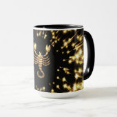 Skorpion Sternzeichen Tasse (VorderseiteRechts)