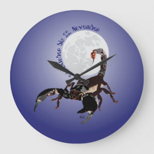 Skorpion - Sternzeichen Uhr