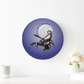 Skorpion - Sternzeichen Uhr (Zuhause)