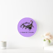 Skorpion - Sternzeichen Uhr (Zuhause)