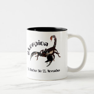 Skorpion — Sternzeichen Zweifarbige Tasse