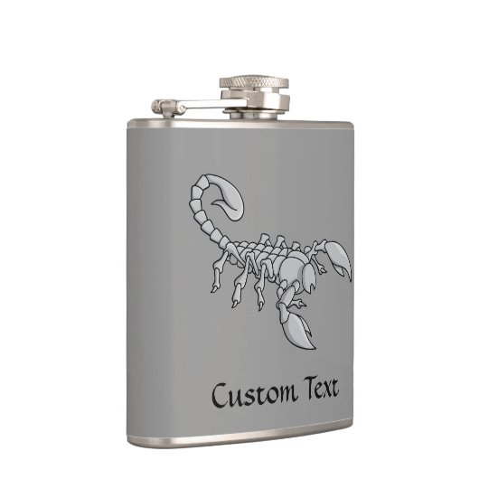 Skorpion-Symbol Flachmann (Rechts)