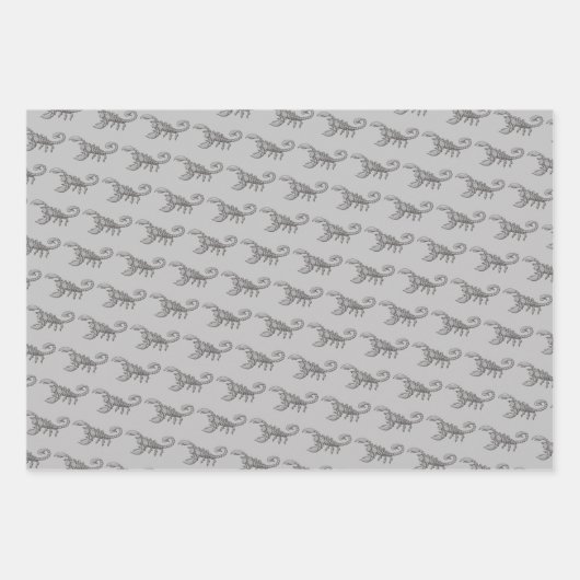 Skorpion-Symbol Geschenkpapier Set (Vorderseite 3)
