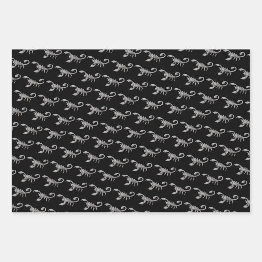 Skorpion-Symbol Geschenkpapier Set (Vorderseite 2)