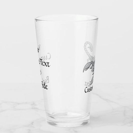 Skorpion-Symbol Glas (Rechts)