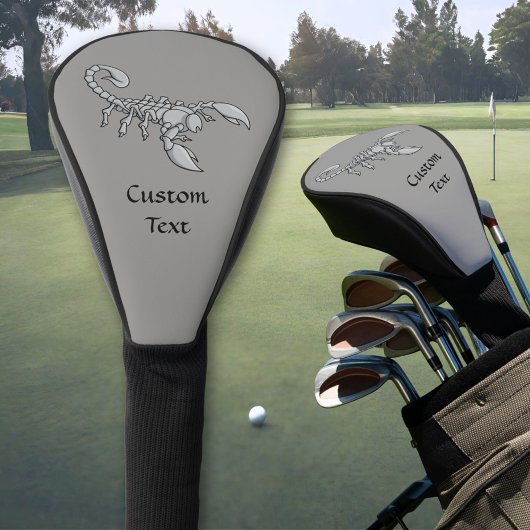 Skorpion-Symbol Golf Headcover
