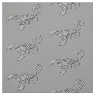 Skorpion-Symbol Stoff