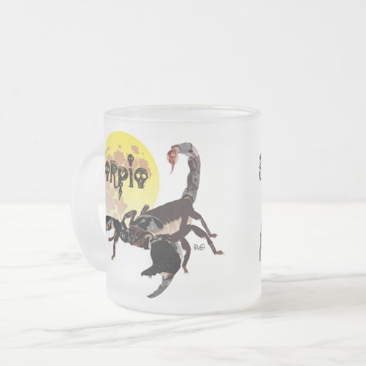 Skorpion Tasse (Vorderseite Links)