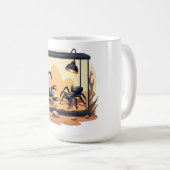 Skorpion Terrarium Lebensraum Kaffeetasse (VorderseiteRechts)