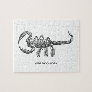 Skorpion Tiergeschenk beängstigende Tiere Puzzle