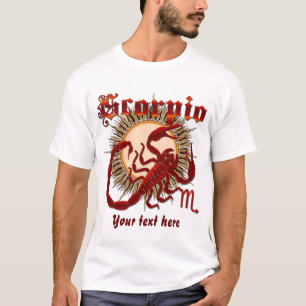 Skorpion-Tierkreis Männer alle Arten helles T-Shirt
