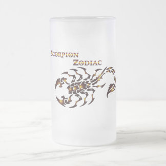 Skorpion Tierkreiszeichen Bierglas Mattglas Bierglas