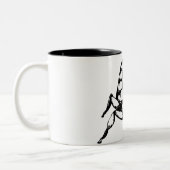 Skorpion u. Schütze "Cusper " Zweifarbige Tasse (Links)