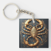 Skorpion über ein detailliertes Golden Astral Mand