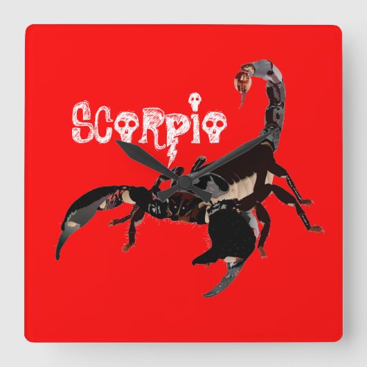 Skorpion Uhr (Vorderseite)