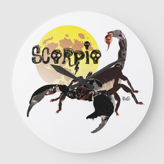 Skorpion Uhr (Vorderseite)