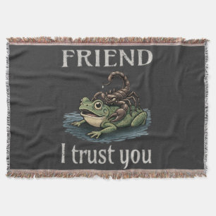 Skorpion und Frosch - Freund, ich vertraue dir Decke