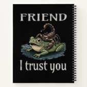 Skorpion und Frosch - Freund, ich vertraue dir Notizblock (Rückseite)