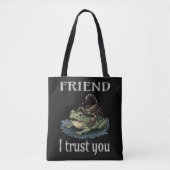 Skorpion und Frosch - Freund, ich vertraue dir Tasche (Vorderseite)