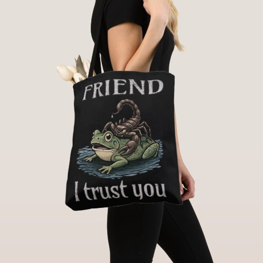 Skorpion und Frosch - Freund, ich vertraue dir Tasche (Von Nahem)