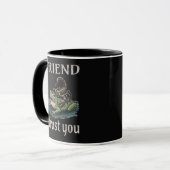 Skorpion und Frosch - Freund, ich vertraue dir Tasse (Vorderseite Links)