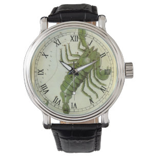 Skorpion, Vintage Konstellation Uranias Spiegel Armbanduhr