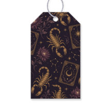 Skorpion Vintage-Tarot-Geschenkanhänger