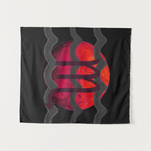 Skorpion wandteppich (Vorderseite (Horizontal))