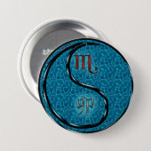 Skorpion & Wasser Kaninchen Button (Vorne & Hinten)