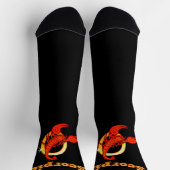 Skorpion-Zeichen Socken (Oben)