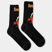 Skorpion-Zeichen Socken (Rechts)