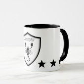 Skorpion-Zeichen Tasse (VorderseiteRechts)
