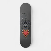 Skorpion Zodiac Sign Heart Liebe Dunkelgrau Elegan