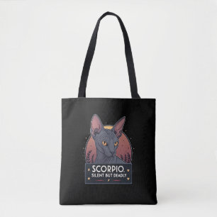Skorpion-Zodiac-Sphynx-Katze Stille Tödliche Kunst Tasche