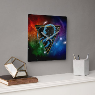 Skorpion Zodiaque Geschenk Astrologie Quadratische Wanduhr