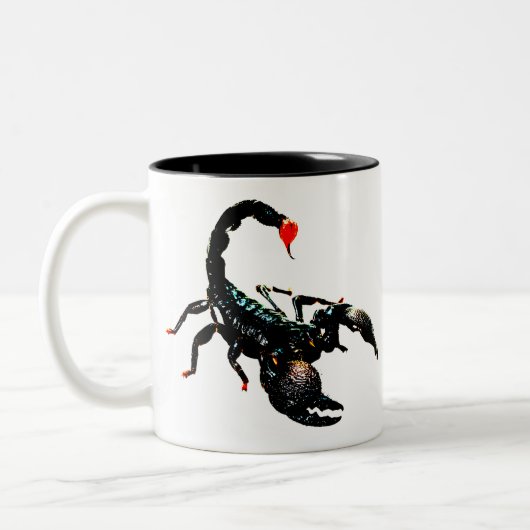 Skorpion Zweifarbige Tasse (Links)