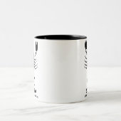 Skorpion Zweifarbige Tasse (Mittel)